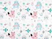 METRÁŽ Bavlněná látka s dětskými motivy