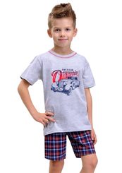 Dětské pyžamo s kraťasy 943/6 Damian veterán