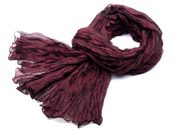 Šála 100x200cm hedvábná mačkaná  (1 ks)