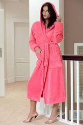 Dámský župan Diana long coral