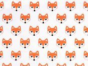 Bavlněná látka liška