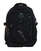 Větší batoh NEWBERRY do školy i na sportování L1911 černý