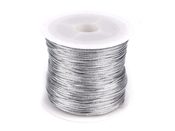 Dutinka s lurexem Ø1 mm kulatá