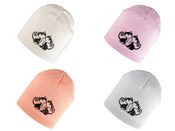 Dívčí čepice s lurexem kočky