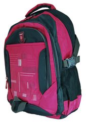 Batoh do města / do školy L814 růžovo-šedý