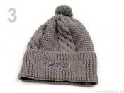 Čepice pletená MERINO ČESKÝ VÝROBEK