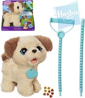 Pejsek kakající na vodítku na baterie set s doplňky dělá bobky