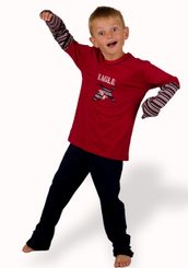 Dětské pyžamo s obrázkem letadla