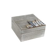 Dřevěná krabička D6564 - 12 cm