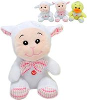 Baby zvířátko 20cm na baterie různé druhy Zvuk