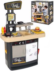 SMOBY Food corner herní set s doplňky 29ks kuchyňka + restaurace 2v1