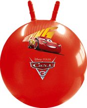 MONDO Míč nafukovací skákací Auta (Cars) 50cm hopsadlo klučičí červené
