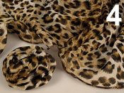 Šála  20x140cm REGÍNA organza s růží (1 ks)