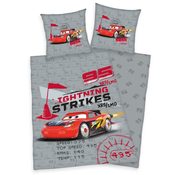 HERDING Povlečení Cars Strikes Bavlna, 135/200, 80/80 cm