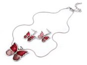 Náhrdelník a náušnice sada MOTÝL