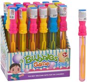 Bublifuk meč v tyčce 22cm velké bubliny 3 barvy