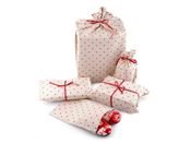 Vánoční látková sada k balení dárků