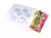 Stužkové vyšívání 50x50 cm