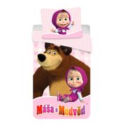 Povlečení Máša a Medvěd 02 140x200, 70x90 cm