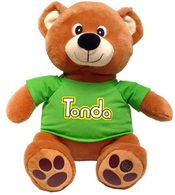 Pohádkový medvídek TONDA v triku na baterie se Zvukem