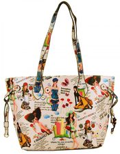 Ležérní kabelka na rameno Z005 béžová