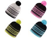 Dětská zimní čepice s norským vzorem