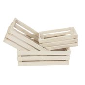 Bedýnka dřevěná D1875 S/3 - 21x11x7,5cm,24,5x14,5x8cm,28x18x10cm