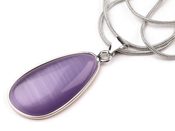 Náhrdelník KOČIČÍ OKO hadí řetízek (1 ks)