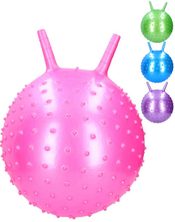 Míč nafukovací skákací balon 40cm hopsadlo s výstupky 4 barvy
