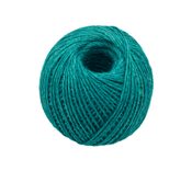 Jutový motouz Zelená 2524/630 klubko 200g, cca 130 m, průměr 1.75 mm