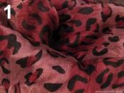 Leopardí šála 60x170 cm  (1 ks)