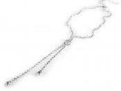 Náhrdelník štrasový 1 řadý LONG (1 ks)