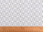 Bavlněná látka srdce