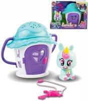 Set domeček Lumiluvs + koník jednorožec na baterie Světlo Zvuk 8 druhů