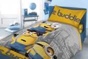 Povlečení Mimoni Le Buddies žlutá 140/200 cm