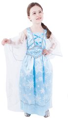 Kostým pro děti princezna zimní modrá, vel. S