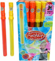 Bublifuk meč 120ml dětský bublifukovač 37cm velké bubliny 2 barvy