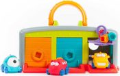 Garáž Little Hero plastová barevná set se 3 autíčky