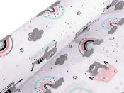 Bavlněná látka kočky METRÁŽ