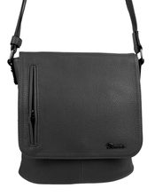 Tmavě šedá pánská crossbody taška 2609-BB
