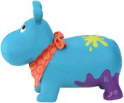 B-TOYS Baby hopsadlo nafukovací hroch Hanky Pants skákadlo set s pumpičkou