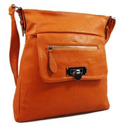 Dámská kabelka crossbody K2529 oranžová