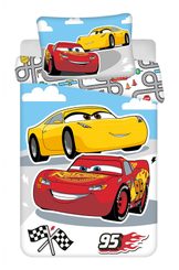 Disney povlečení do postýlky Cars Road baby 100x135, 40x60 cm