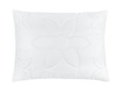 Polštář KVĚT - 80x80 cm bílá