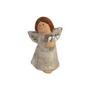 Dekorace anděl X3382 - 5,5 x 4,5 x 8,5 cm