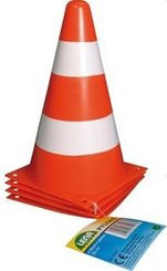 LENA Kužel silniční 22 cm sada 4 ks