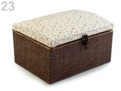 Košík na šicí potřeby čalouněný