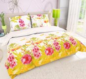 Francouzské bavlněné povlečení DELUX IRIS 240x200, 70x90cm