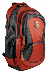 Batoh do města / do školy L629 oranžovo-šedý