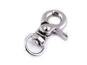 Kovová karabina průvlek 9 mm 2 kusy